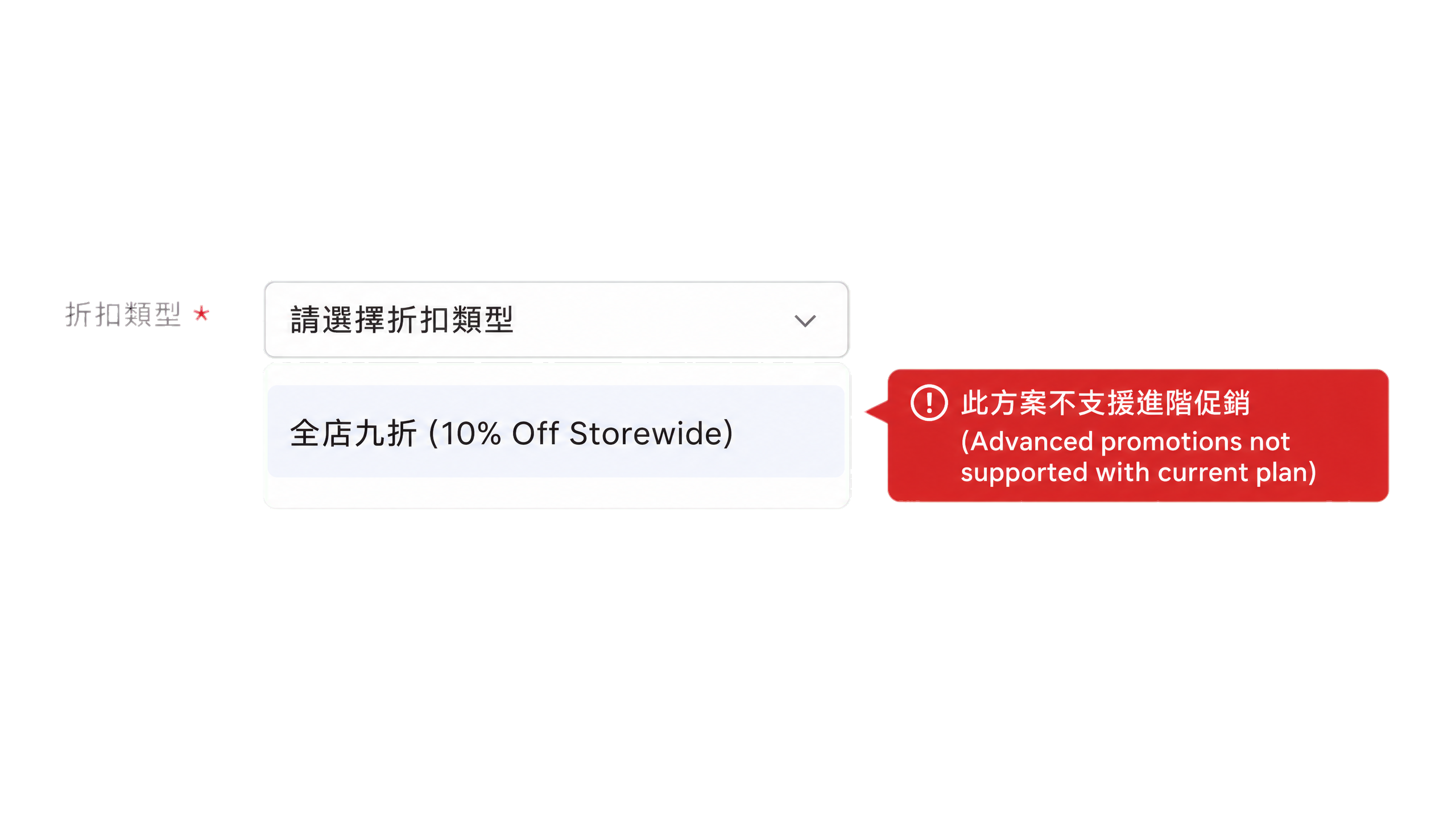 促銷設定限制營運彈性