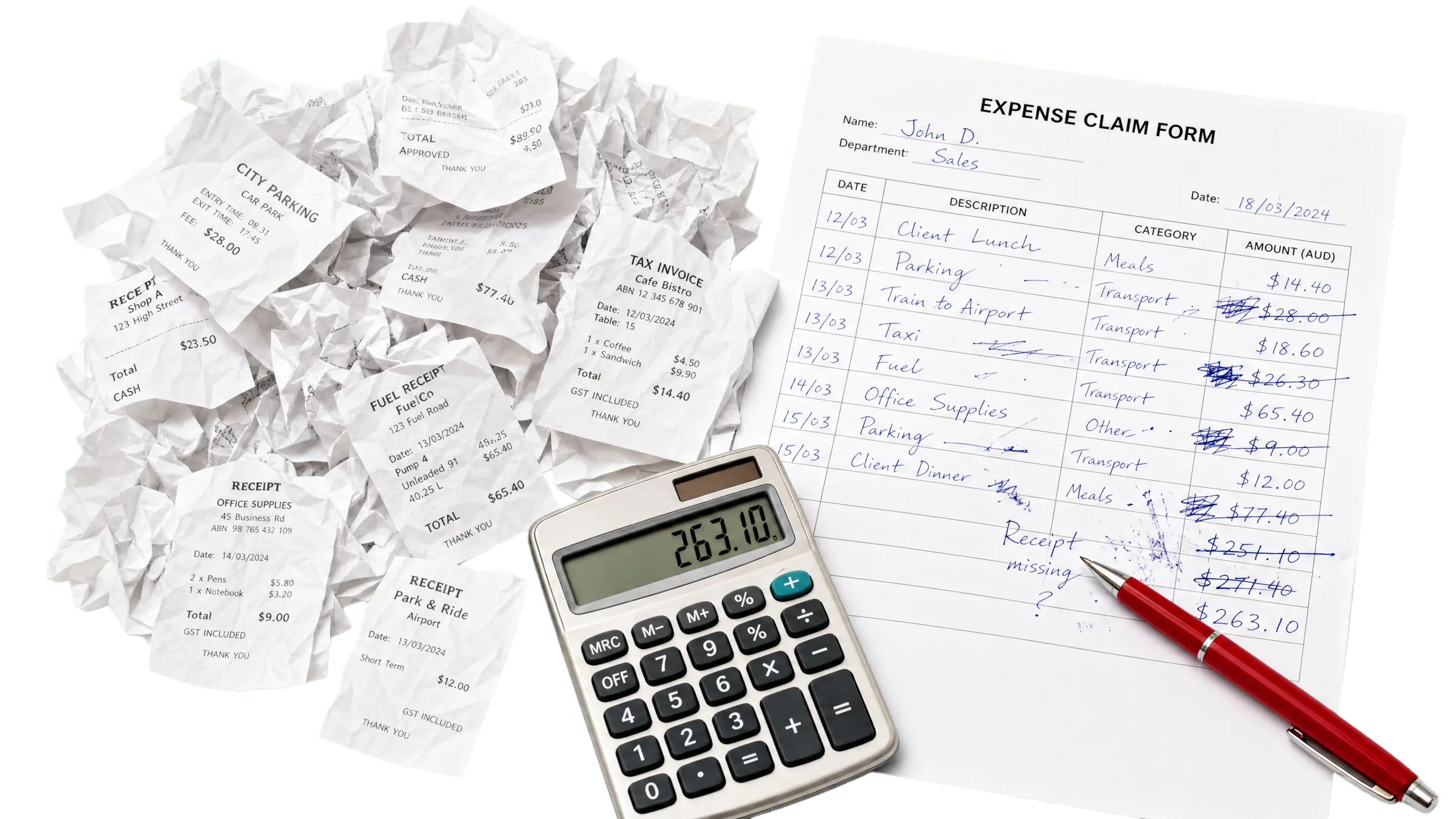 Manual claims waste admin time