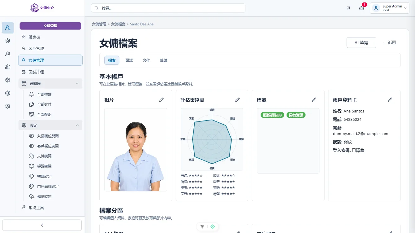 Helper CV filtering