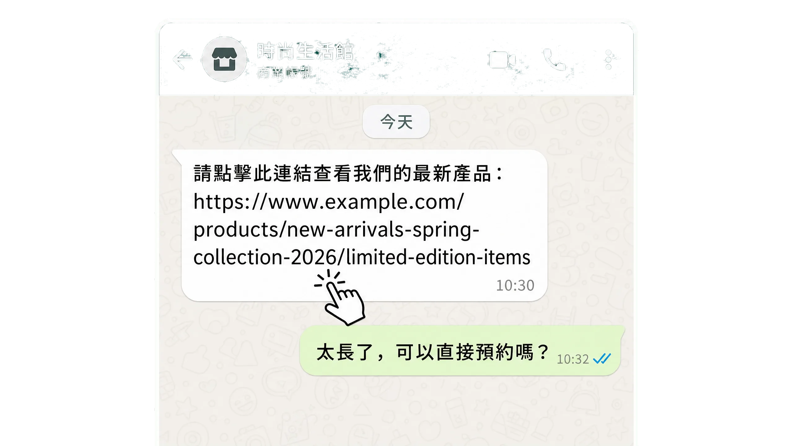 Plain messages do not convert well